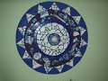 Blue and white china mosaic
